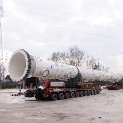 Column in SA 240 Type 316/316L at Uralsk plant – Size: 45.000 x 3.034 mm: 103 t - Rep. of Kazakhstan