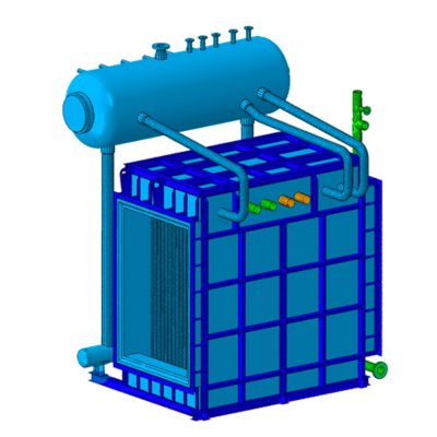3D modeling for Finite Element Analysis on Water Tube Boiler